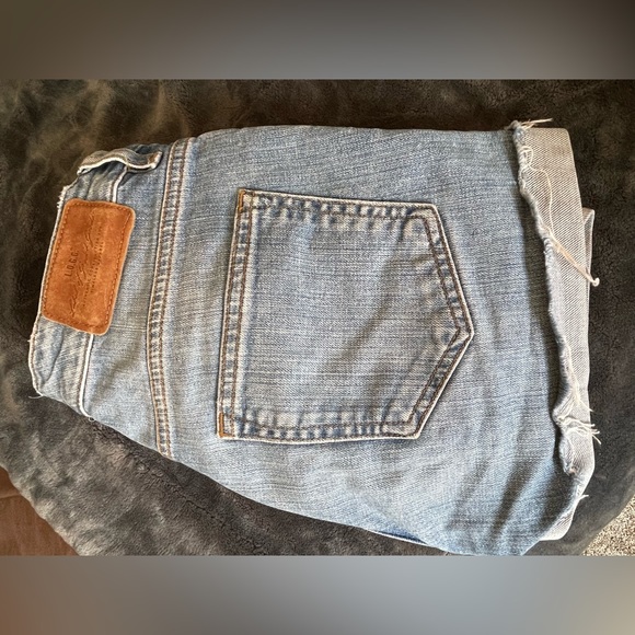 Label of graded goods denim jeans, light wash, size 27 - Picture 3 of 5